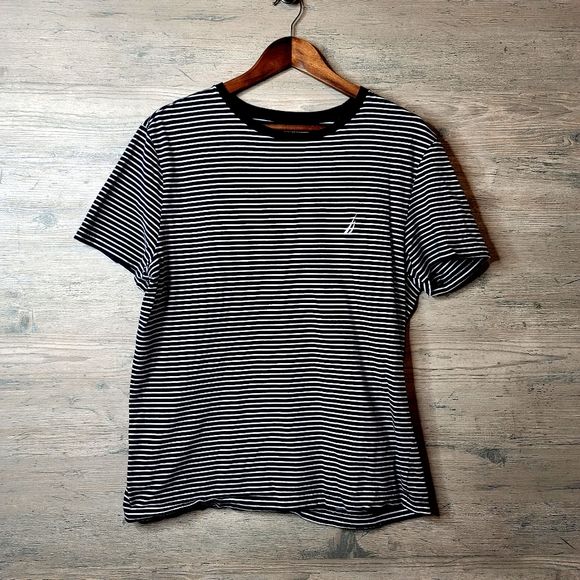 Nautica Striped T Shirt. Perfect Condition! Soft!